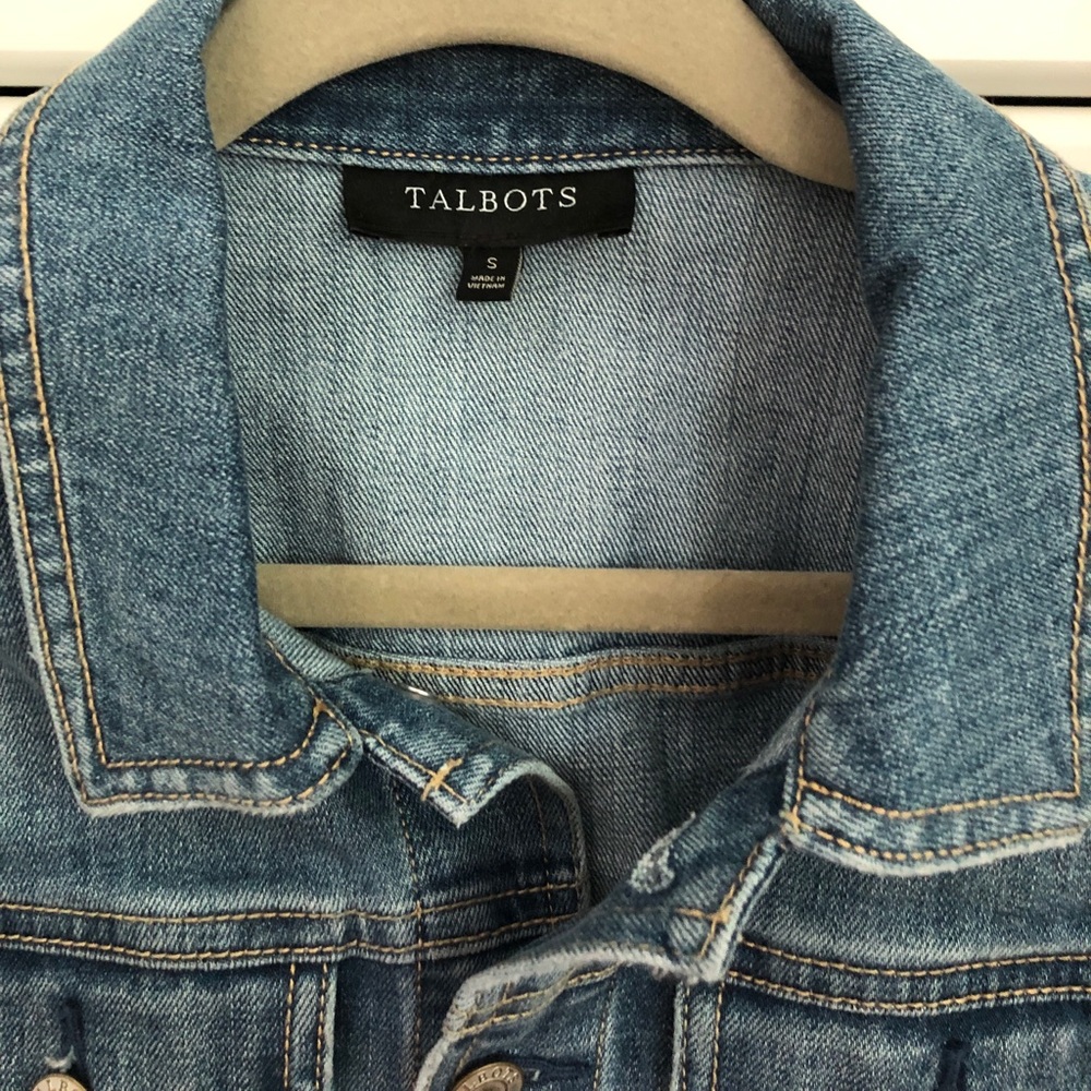 Talbots denim jacket - Picture 3 of 6